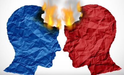 تحلیل ارتباط قطبی شدن سیاسی با خطاهای فکری در شبکه های اجتماعی